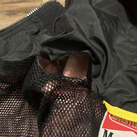 Men's Marlboro Adventure Team Windbreaker XL Red Full Zip Hooded Jacket VINTAGE - Picture 13 of 16